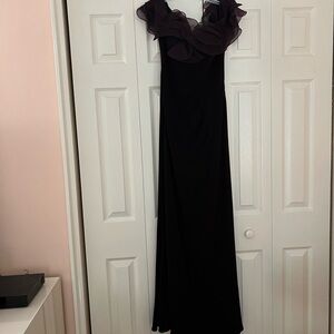 Alexander brand formal dress burgandy color
